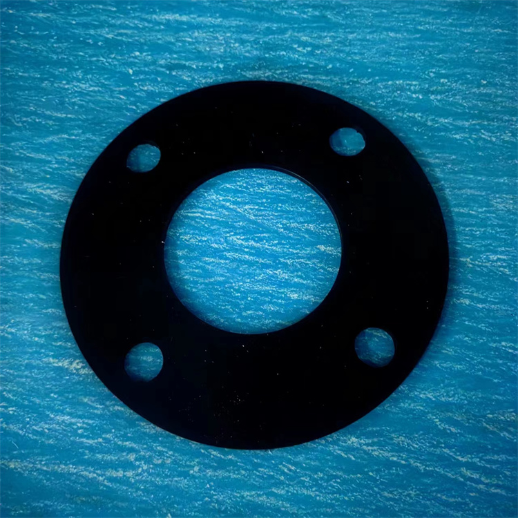 氟橡膠法蘭墊片F(xiàn)F帶孔帶水線FPM FKM VITON氟膠墊 耐酸堿密封圈